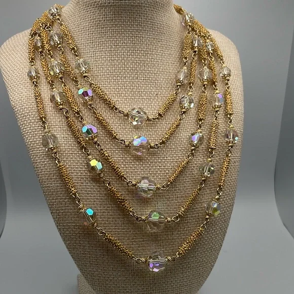 Vendome 5 strand necklace A34 🔥 - Picture 5 of 9